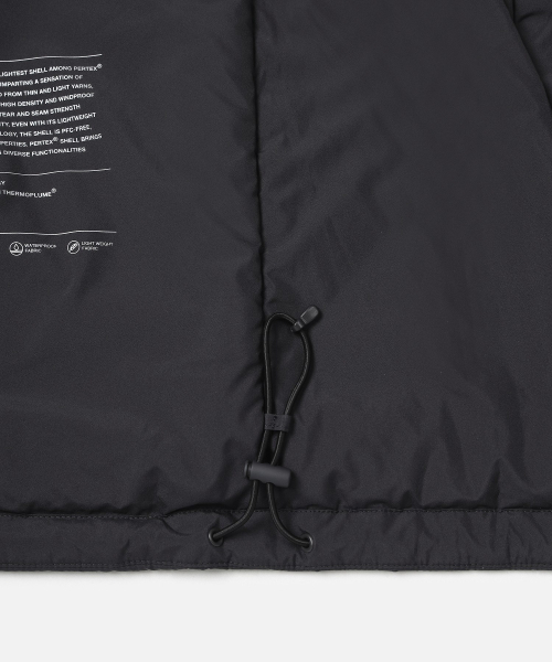 247SERIES(247シリーズ)の「PERTEX PRIMALOFT フーデッドジャケット ブラック(その他アウター・メンズ・ブラック・SMALL/MEDIUM/LARGE/X-LARGE/X-SMALL)」の9枚目の写真