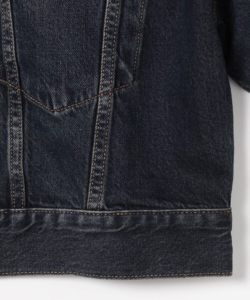 FREAK'S STORE(フリークスストア)の「LEVI'S/リーバイス LOOSE CROP TRUCKER/ルーズ クロップ トラッカージャケット/クロップド丈 デニム ジャケット(デニムジャケット・レディース・ネイビー・フリ-)」の6枚目の写真