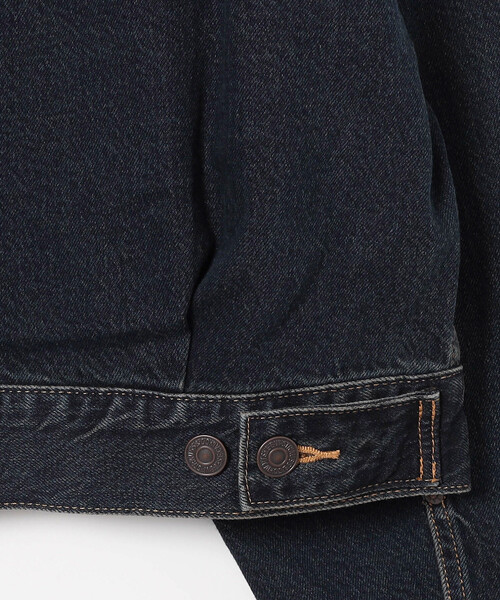 FREAK'S STORE(フリークスストア)の「LEVI'S/リーバイス LOOSE CROP TRUCKER/ルーズ クロップ トラッカージャケット/クロップド丈 デニム ジャケット(デニムジャケット・レディース・ネイビー・フリ-)」の7枚目の写真