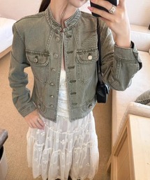 ショートシングルブレストジャケット