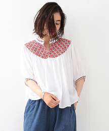 trepied | trepied / シシュウ プルオーバーブラウス(シャツ/ブラウス)