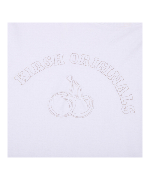 KIRSH（キルシー）の「ピグメントダイングアーチチェリー長袖トップス[ホワイト]（Tシャツ/カットソー・レディース・その他・1）」の5枚目の写真