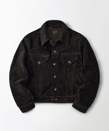 [MUT lab] 60S ROUGHOUT TRUCKER JACKET_BROWN