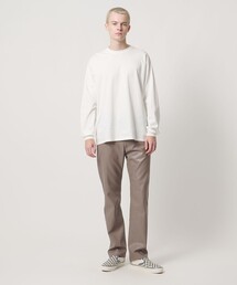 ＜UNITED ARROWS & SONS＞ LTHR LIKE NP ST PANTS/パンツ