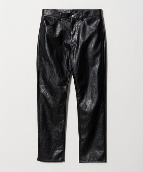 UNITED ARROWS & SONS(ユナイテッドアローズアンドサンズ)の「<UNITED ARROWS & SONS> LTHR LIKE NP ST PANTS/パンツ(その他パンツ・メンズ・ベージュ/ブラック・L/XL/S/M)」の8枚目の写真