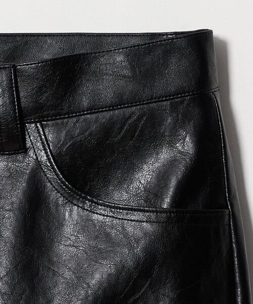 UNITED ARROWS & SONS(ユナイテッドアローズアンドサンズ)の「<UNITED ARROWS & SONS> LTHR LIKE NP ST PANTS/パンツ(その他パンツ・メンズ・ベージュ/ブラック・L/XL/S/M)」の11枚目の写真