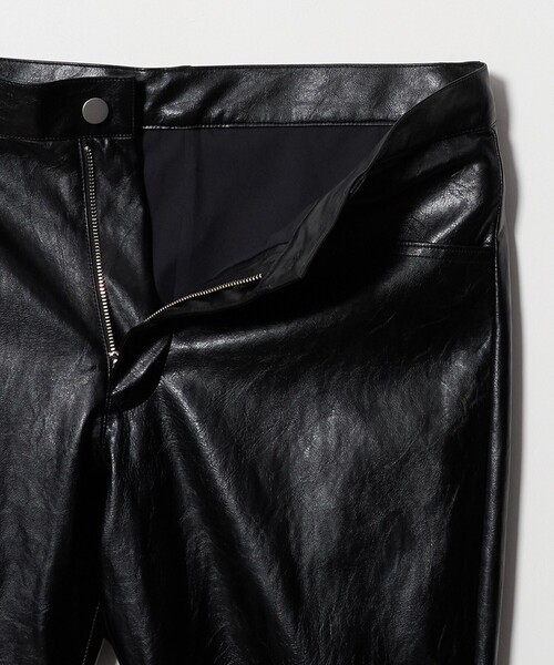 UNITED ARROWS & SONS(ユナイテッドアローズアンドサンズ)の「<UNITED ARROWS & SONS> LTHR LIKE NP ST PANTS/パンツ(その他パンツ・メンズ・ベージュ/ブラック・L/XL/S/M)」の13枚目の写真