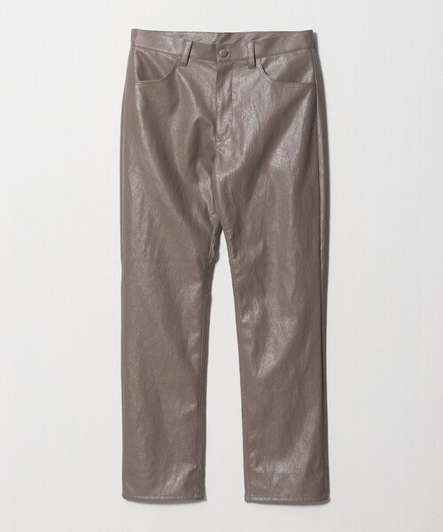 UNITED ARROWS & SONS(ユナイテッドアローズアンドサンズ)の「<UNITED ARROWS & SONS> LTHR LIKE NP ST PANTS/パンツ(その他パンツ・メンズ・ベージュ/ブラック・L/XL/S/M)」の17枚目の写真