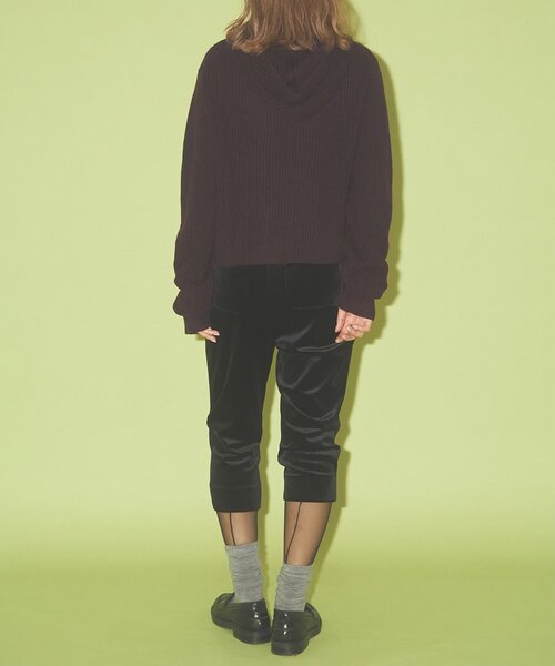 Whim Gazette（ウィムガゼット）の「〈WEB限定〉【Nuition】ベロアバイカーパンツ（その他パンツ・レディース・ブラック/ブラウン・FREE）」の20枚目の写真