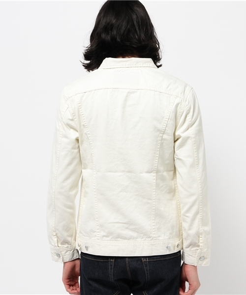 Denime（ドゥニーム）の「TWILL COLOR G-JKT/ツイルカラーG-ジャケット（ブルゾン・メンズ・ベージュ/ホワイト/グリーン・MEDIUM/LARGE/X-LARGE）」の6枚目の写真