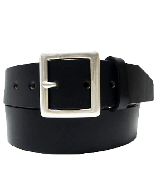 ８(eight)（エイト）の「シンプルな バックルベルト レザーベルト 本革（ベルト・メンズ・ブラウン/ホワイト/ブラック・FREE）」の3枚目の写真