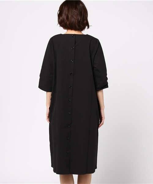 MERLOT（メルロー）の「フリルポケットワンピース2257（ワンピース・レディース・ピンク/ベージュ/ブルー/ブラック・FREE）」の8枚目の写真