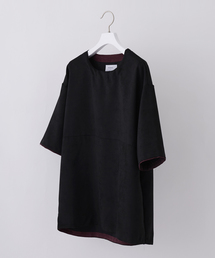 STUDIOUS | マイクロスウェードハーフスリーブTシャツ (Tシャツ/カットソー)