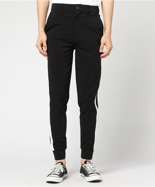 JACKROSE（ジャックローズ）の「サイドライントラックパンツ（その他パンツ・メンズ・ブラック×ホワイト・L/M）」の4枚目の写真