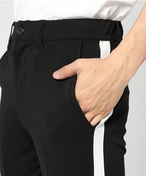 JACKROSE（ジャックローズ）の「サイドライントラックパンツ（その他パンツ・メンズ・ブラック×ホワイト・L/M）」の7枚目の写真