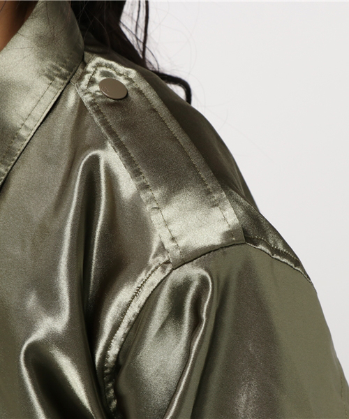 SLY（スライ）の「SATIN MILITARY JK（その他アウター・レディース・オレンジ系その他/カーキ・2/1）」の13枚目の写真