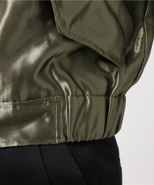 SLY（スライ）の「SATIN MILITARY JK（その他アウター・レディース・オレンジ系その他/カーキ・2/1）」の14枚目の写真