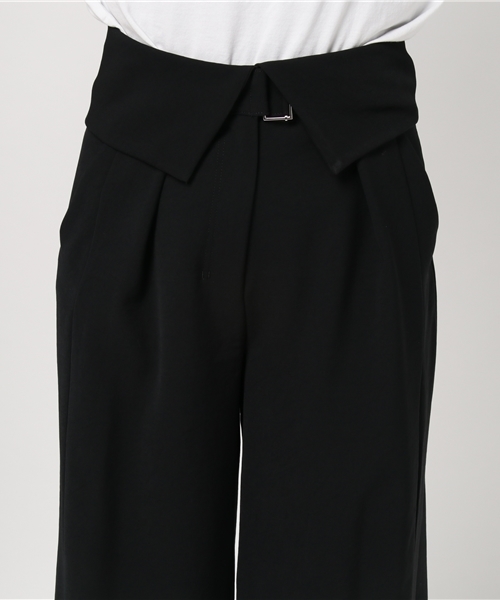 STUDIOUS（ステュディオス）の「STUDIOUS センターベンツフラップパンツ（その他パンツ・レディース・アイボリー/ブラック/カーキ・1/0）」の12枚目の写真