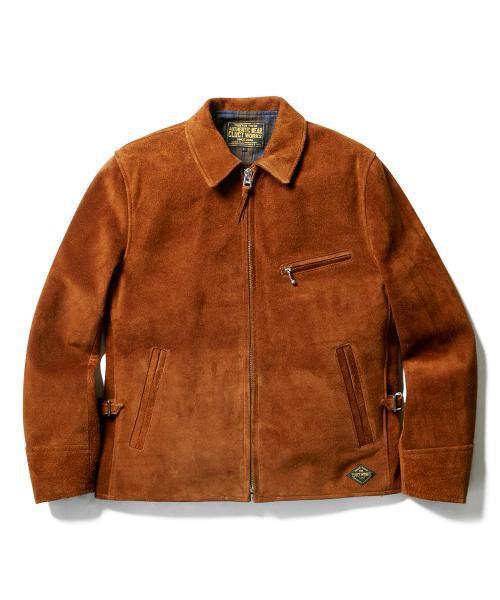 cluct スエードレザージャケット　Lサイズ CLUCT（クラクト）の「SUEDE JACKET（その他アウター）」 - WEAR