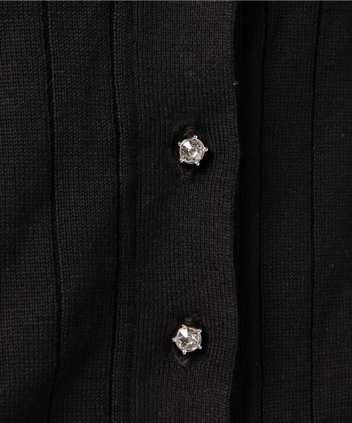 earth music&ecology（アースミュージックアンドエコロジー）の「・2WAYニットカーディガン（カーディガン/ボレロ・レディース・ライトグレー/ブラック/グリーン/アイボリー/ボルドー/マスタード・FREE）」の12枚目の写真