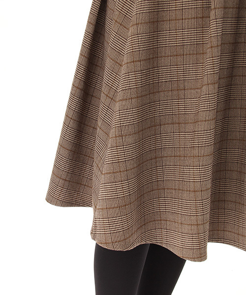 Honeys（ハニーズ）の「グレンチェックジャンスカ（ワンピース・レディース・グレー系その他/ブラウン系その他・L/M）」の15枚目の写真