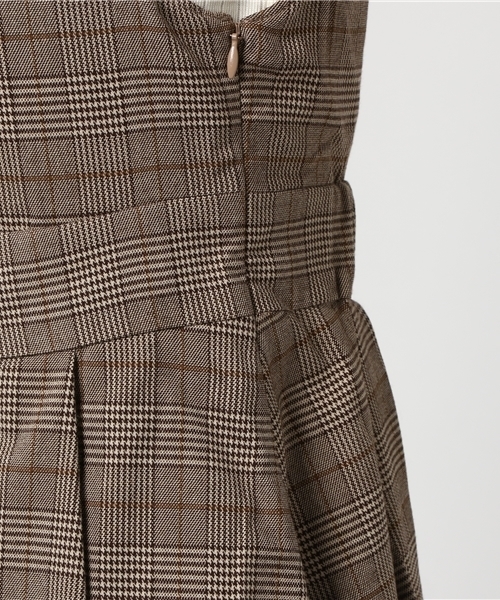 Honeys（ハニーズ）の「グレンチェックジャンスカ（ワンピース・レディース・グレー系その他/ブラウン系その他・L/M）」の6枚目の写真