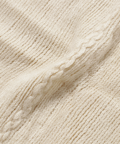 Kahiko（カヒコ）の「【Kahiko】ブレイドフリンジショール（マフラー・レディース・ホワイト/ネイビー/グレー/グレイッシュベージュ・FREE）」の5枚目の写真