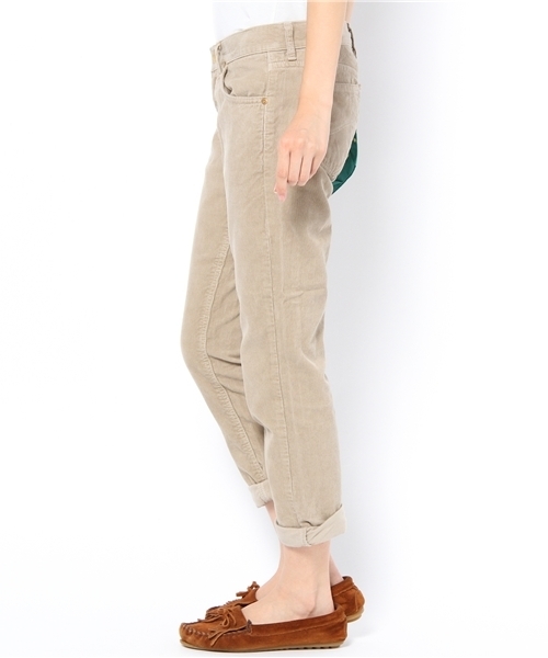 SHIPS for women（シップスフォーウィメン）の「★★LEE:コーデュロイ スリムテーパード（その他パンツ・レディース・ベージュ/オフホワイト/ピンク・X-SMALL/SMALL/MEDIUM）」の4枚目の写真