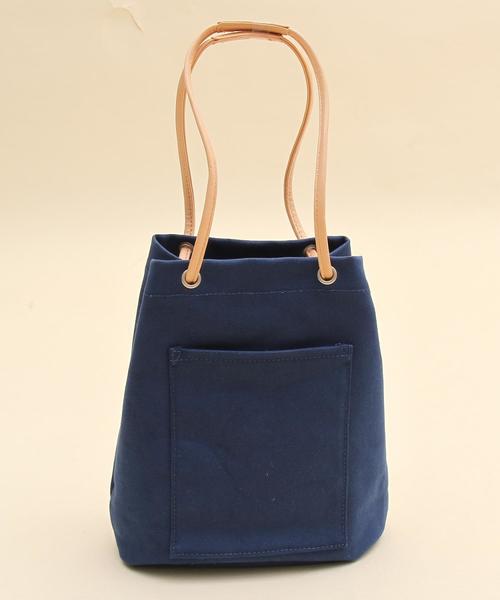 coen(コーエン)の「キャンバスコンビ巾着ショルダーバッグ(ショルダーバッグ・レディース・ナチュラル/ネイビー・FREE)」の10枚目の写真