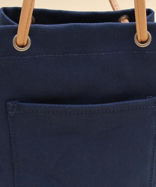 coen(コーエン)の「キャンバスコンビ巾着ショルダーバッグ(ショルダーバッグ・レディース・ナチュラル/ネイビー・FREE)」の14枚目の写真