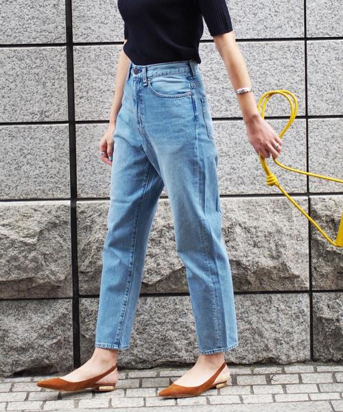 Jewel Changes（ジュエルチェンジズ）の「【WEB限定】◎JC デニム テーパード パンツ（デニムパンツ・レディース・ライトブルー/ブルー系その他・34/36/38）」の8枚目の写真