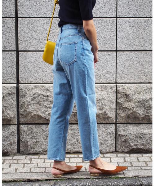 Jewel Changes（ジュエルチェンジズ）の「【WEB限定】◎JC デニム テーパード パンツ（デニムパンツ・レディース・ライトブルー/ブルー系その他・34/36/38）」の7枚目の写真