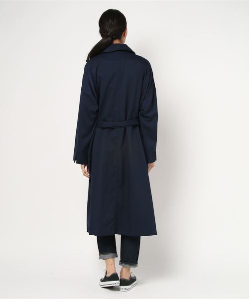 RAY CASSIN(レイカズン)の「オーバーサイズトレンチコート(トレンチコート・レディース・ネイビー/ピンク/ベージュ/グレー・FREE)」の16枚目の写真