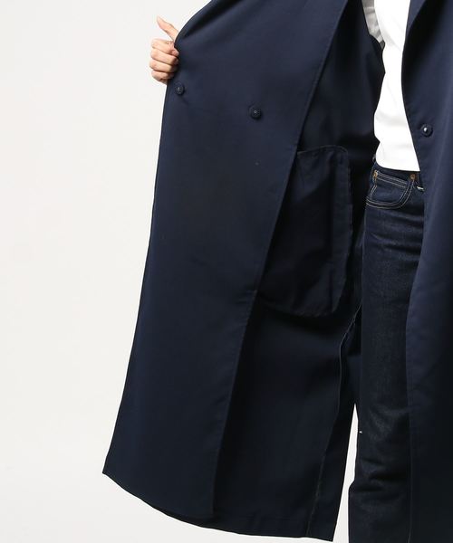 RAY CASSIN(レイカズン)の「オーバーサイズトレンチコート(トレンチコート・レディース・ネイビー/ピンク/ベージュ/グレー・FREE)」の15枚目の写真