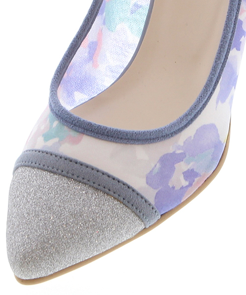 JELLY BEANS(ジェリービーンズ)の「【InRed3月号掲載】【Made in Japan】チュールコンビパンプス(124-6545)JELLY BEANS(ジェリービーンズ)(パンプス・レディース・ブラック/アイボリー/ブルー/イエロー・22/22.5/23/23.5/24/24.5/25/25.5)」の15枚目の写真