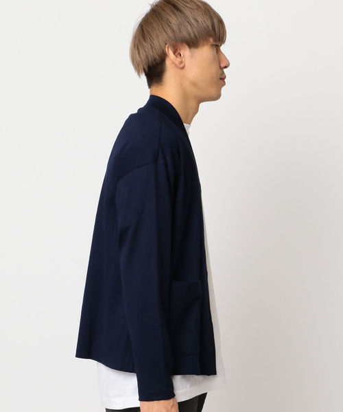 SHIPS JET BLUE(シップスジェットブルー)の「SHIPS JET BLUE: ノーボタンカーディガン(カーディガン/ボレロ・メンズ・グレー/ネイビー/ピンク・LARGE/SMALL/MEDIUM/X-SMALL)」の10枚目の写真