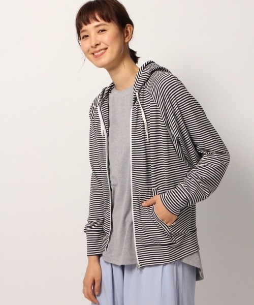 GLOBAL WORK(グローバルワーク)の「【ACTIVE】TRベアテンパーカー長袖 Women/777502(パーカー・レディース・ライトブルー/グレー/ダークブルー・LARGE/MEDIUM)」の3枚目の写真