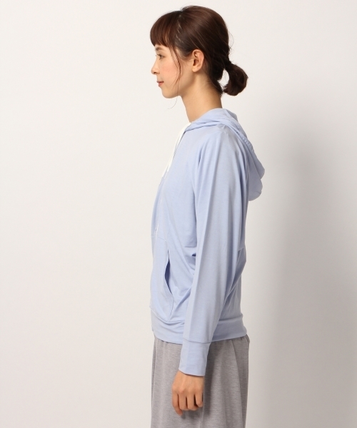 GLOBAL WORK(グローバルワーク)の「【ACTIVE】TRベアテンパーカー長袖 Women/777502(パーカー・レディース・ライトブルー/グレー/ダークブルー・LARGE/MEDIUM)」の6枚目の写真