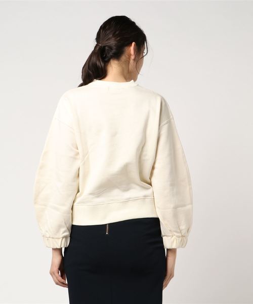 RIVE DROITE(リヴドロワ)の「裏毛シャーリングスリーブカットソー(Tシャツ/カットソー・レディース・アイボリー/グレー・FREE)」の3枚目の写真