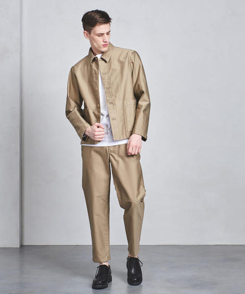 UNITED ARROWS（ユナイテッドアローズ）の「UAST モールスキン カバーオール ◆（カバーオール・メンズ・ネイビー/ベージュ・MEDIUM/LARGE/X-LARGE/SMALL）」の8枚目の写真