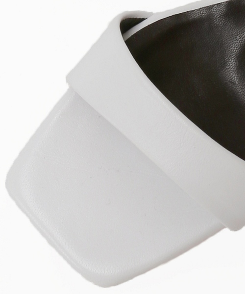 IENA(イエナ)の「PACO POVEDA スクエアフラットサンダル◆(サンダル・レディース・ホワイト/ブラック・35/36/37/38)」の13枚目の写真