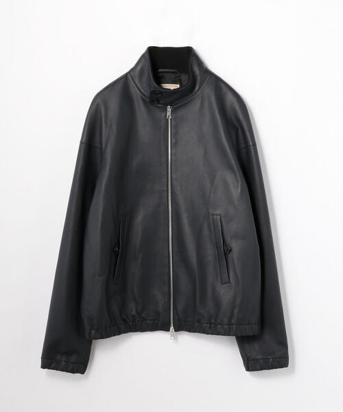 別注】DENIM×TOMORROWLAND ラムレザー スイングトップ