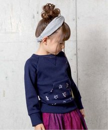 BREEZE | ネット限定 スター柄ポケット付きトレーナー_裏シャギー(スウェット)