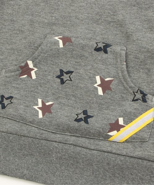 BREEZE（ブリーズ）の「ネット限定 スター柄ポケット付きトレーナー_裏シャギー（スウェット・キッズ・グリーン/グレー/ネイビー・140/100/95/80/110/120/130/90）」の14枚目の写真