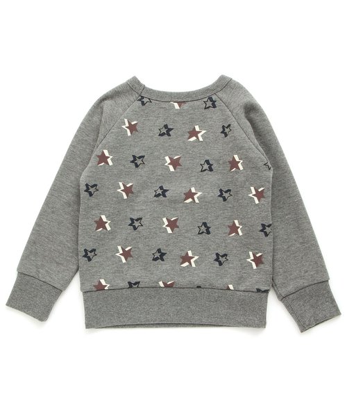 BREEZE（ブリーズ）の「ネット限定 スター柄ポケット付きトレーナー_裏シャギー（スウェット・キッズ・グリーン/グレー/ネイビー・140/100/95/80/110/120/130/90）」の17枚目の写真