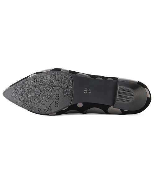 coca(ANDEX shoes product)(コカ)の「coca/コカ プリント革ポインテッドトゥパンプス 2cmヒール 418002(パンプス・レディース・ブラック/ブラック系その他・22.0cm/22.5cm/23.0cm/23.5cm/24.0cm/24.5cm)」の7枚目の写真