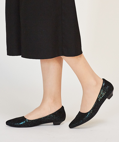 coca(ANDEX shoes product)(コカ)の「coca/コカ プリント革ポインテッドトゥパンプス 2cmヒール 418002(パンプス・レディース・ブラック/ブラック系その他・22.0cm/22.5cm/23.0cm/23.5cm/24.0cm/24.5cm)」の9枚目の写真