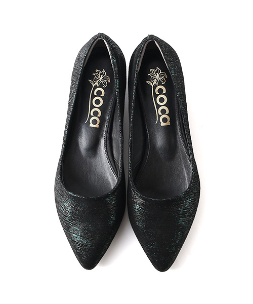 coca(ANDEX shoes product)(コカ)の「coca/コカ プリント革ポインテッドトゥパンプス 2cmヒール 418002(パンプス・レディース・ブラック/ブラック系その他・22.0cm/22.5cm/23.0cm/23.5cm/24.0cm/24.5cm)」の10枚目の写真