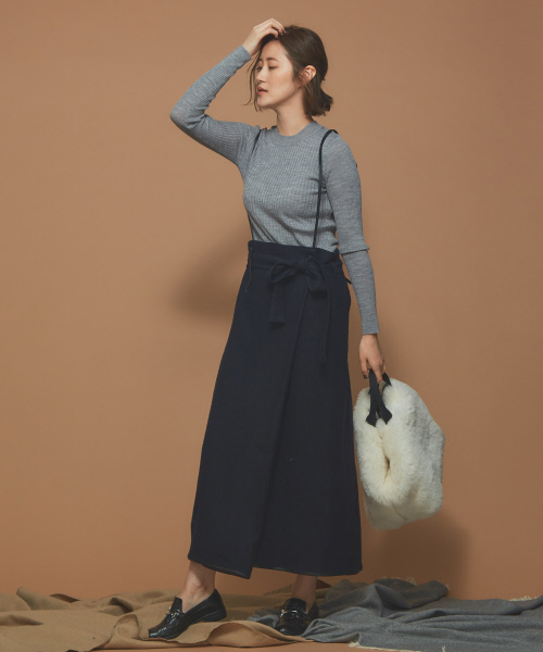 Abahouse Devinette（ドゥヴィネット）の「ワンピーススカート（スカート・レディース・ホワイト/ネイビー・フリー）」の11枚目の写真