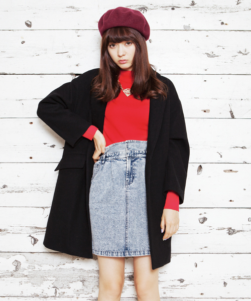 WEGO（ウィゴー）の「WEGO/バスクベレー帽（ハンチング/ベレー帽・レディース・ブラック/ダークグレー/ネイビー/ワイン・FREE）」の9枚目の写真